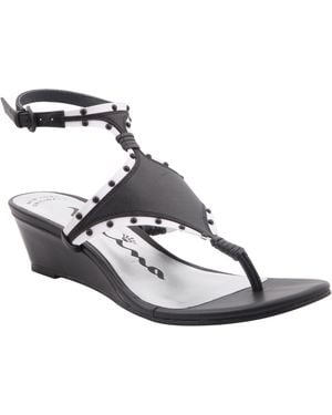 Nina Vevilla-black Nappa/white Vinyl - Metallic