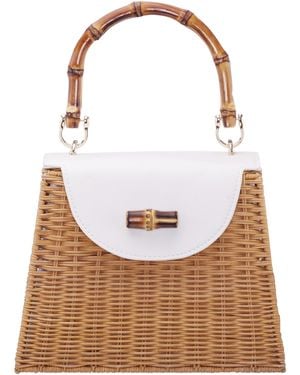 Nina Capri-natural White - Brown