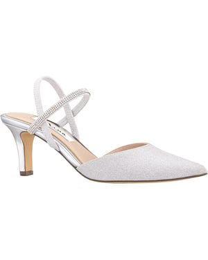 Nina Billie-silver - White