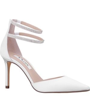 Nina Nikia-white - Metallic
