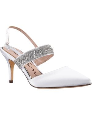 Nina Trista-white - Metallic
