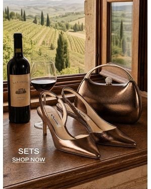 Nina Shoe + Bag Collection Ad - Brown