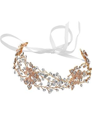 Nina Whimsy Headband-gold - Metallic
