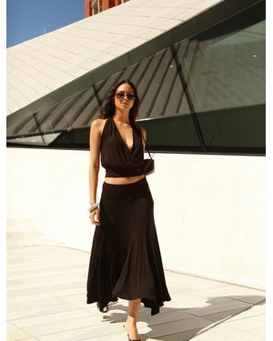 NINETY PERCENT Elara Skirt In Black
