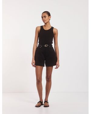 NINETY PERCENT Organic Cotton Shorts In Black