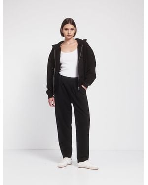 NINETY PERCENT Flax Jersey Travel Pant In Black