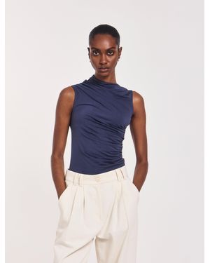 NINETY PERCENT Lui Top In Nightime - Blue