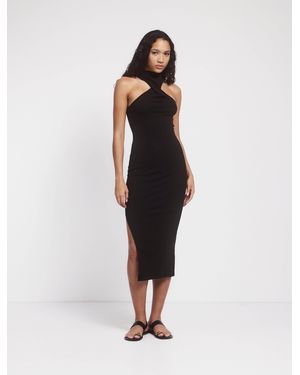 NINETY PERCENT Vai Twist Tank Dress In Black