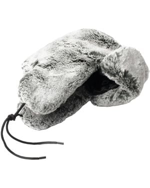 Nobis Mila Faux Fur Trapper - Black