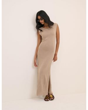 Nobody's Child Knitted Maxi Dress - Natural