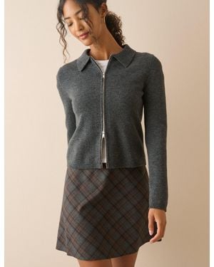 Nobody's Child Tartan Susie Mini Skirt - Blue