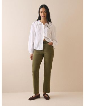 Nobody's Child Mid Rise Camden Tapered Jeans - Natural