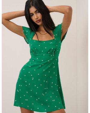 Nobody's Child Ditsy Floral Nora Mini Dress - Green