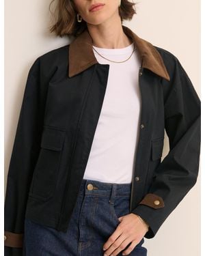 Nobody's Child Cropped Freddie Barn Coat - Black