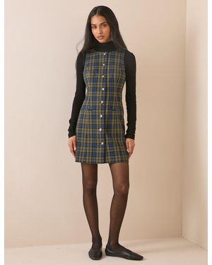 Nobody's Child And Check Ellie Mini Dress - Natural