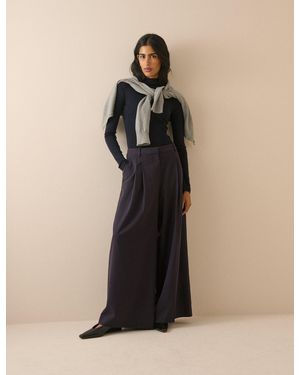 Nobody's Child Super Wide Leg Trousers - Natural