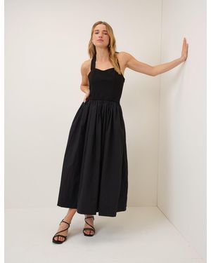 Nobody's Child Halterneck Alba Midi Dress - Black