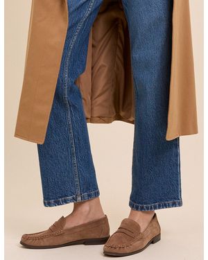 Nobody's Child Suede Loafers - Brown