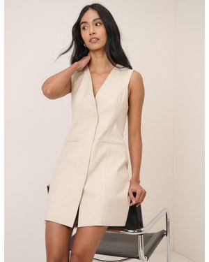 Nobody's Child Sleeveless Mini Dress - Natural