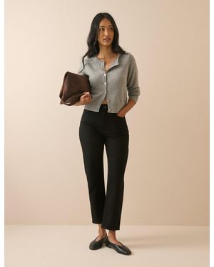 Nobody's Child Mid Rise Camden Tapered Jeans - Natural