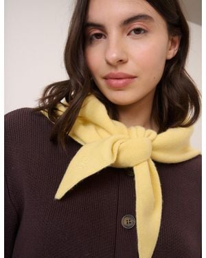 Nobody's Child Butter Triangle Scarf - Yellow