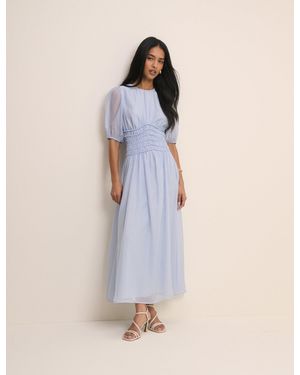 Nobody's Child Light Shirred Khloe Maxi Dress - Natural