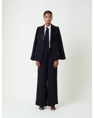 Nobody's Child Tuxedo Blazer - Blue