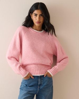 Nobody's Child Baby Contrast Trim Jumper - Pink