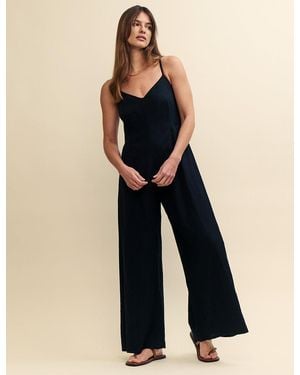 Nobody's Child Maryana Jumpsuit - Blue