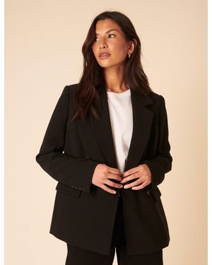 Nobody's Child Double Breasted Blazer - Natural