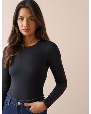 Nobody's Child Long Sleeve Jersey Bodysuit - Black