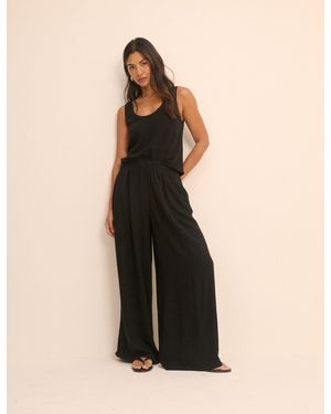Nobody's Child Wide Leg Jerrow Trouser - Natural
