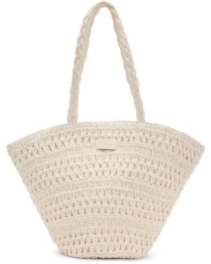 Nobody's Child Raffia Tote Bag - Natural