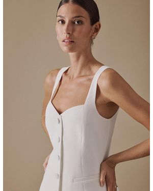 Nobody's Child Square Neck Jaia Bridal Waistcoat - Brown