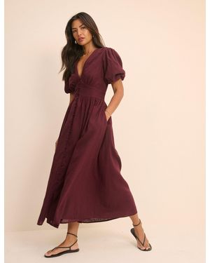 Nobody's Child Plum Starlight Midi Dress - Purple