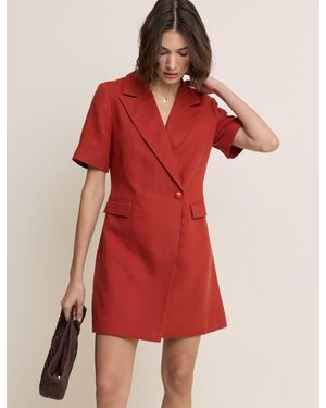 Nobody's Child Tailored Asymmetric Mini Dress