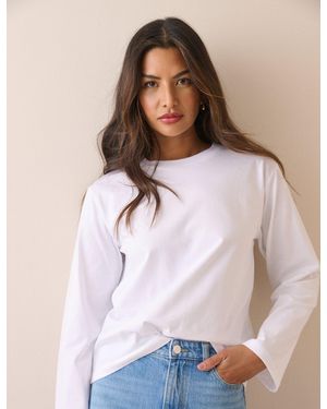 Nobody's Child Relaxed Fit Long Sleeve Top - Natural