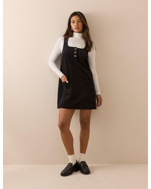 Nobody's Child Cord Lacey Mini Shift Dress - Natural