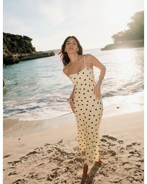 Nobody's Child And Polka Dot Debbie Maxi Dress - Natural