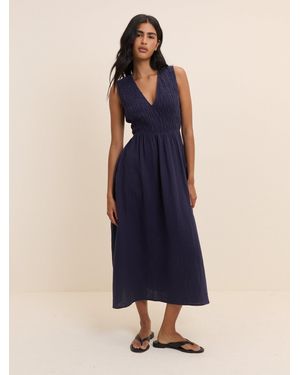 Nobody's Child Sleeveless Audrey Midi Dress - Blue