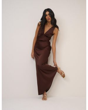Nobody's Child Satin Joey Maxi Dress - Natural