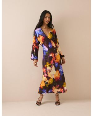 Nobody's Child Floral Allura Midi Dress - Multicolour