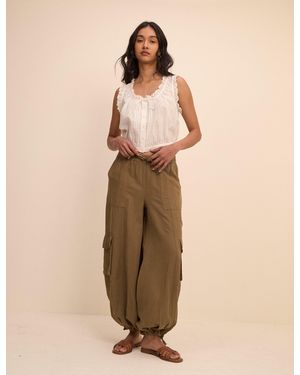 Nobody's Child Utility Balloon Trousers - Natural