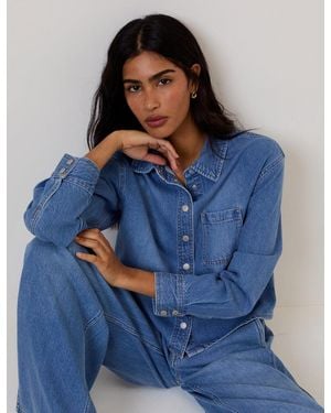 Nobody's Child Denim Shirt - Blue