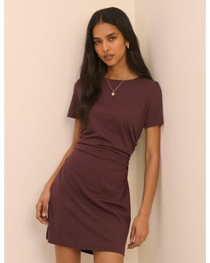 Nobody's Child Plum Jersey Jordan Mini Dress - Purple