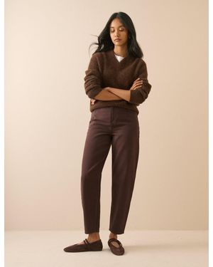 Nobody's Child Putney Barrel Leg Jeans - Natural