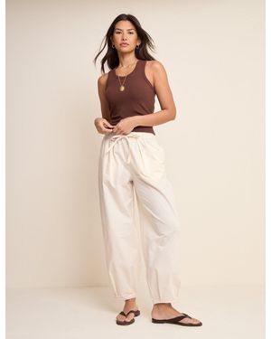 Nobody's Child Balloon Leg Trousers - Natural