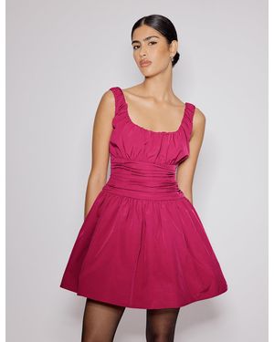 Nobody's Child Ruched Sleeveless Renee Mini Dress - Pink