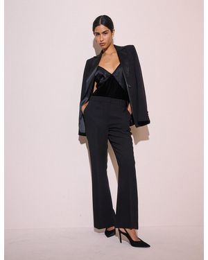 Nobody's Child High Waisted Flared Trousers - Black