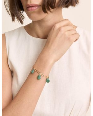 Nobody's Child Plated Teardrop Bracelet - Metallic